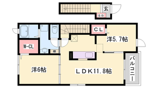 江井ケ島駅 徒歩8分 2階の物件間取画像